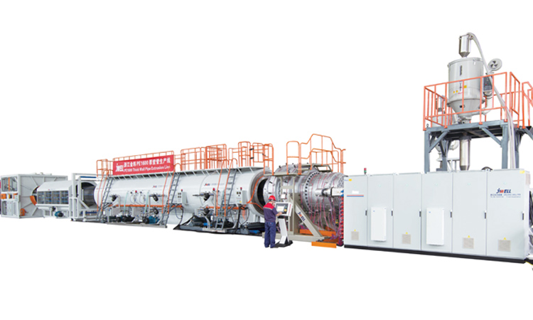 Large Diameter HDPE Water Supply and Gas Supply Pipe Extrusion Line