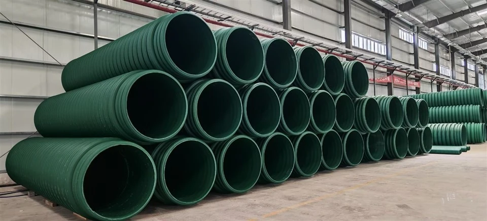 HDPE、PP、PVC Vertical Type Double Wall Corrugated Pipe Production Line high quality