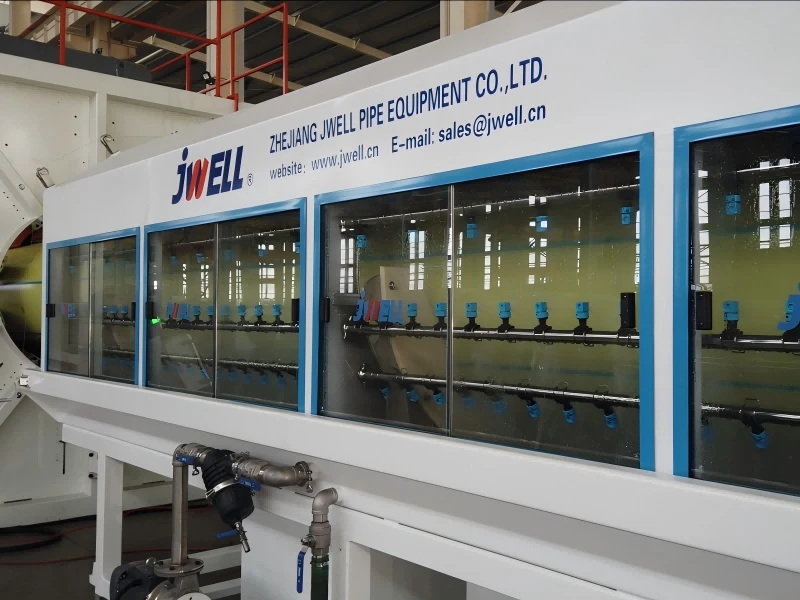 Large Diameter Water Supply and Gas Supply HDPE Pipe Extrusion Line factory