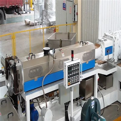 Twin Screw Extruder PVC Pelletizing Extrusion Line