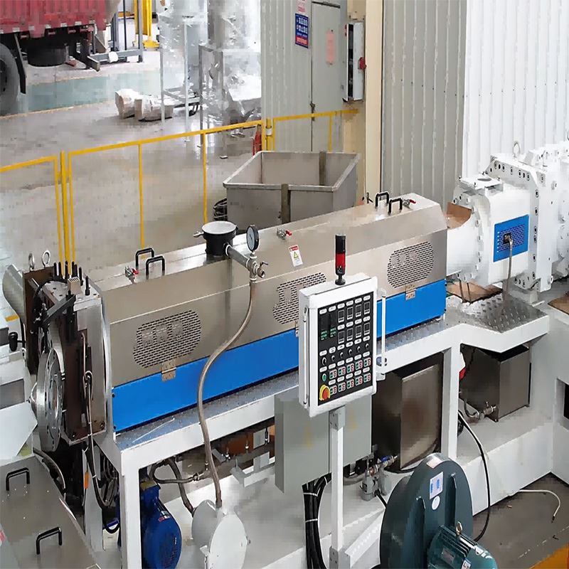 Twin Screw Extruder PVC Pelletizing Extrusion Line